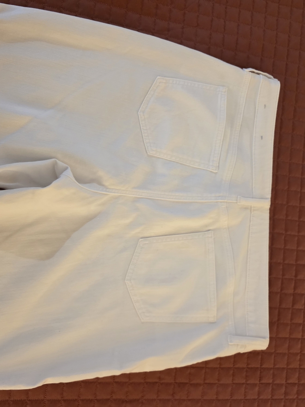 Chico's White Denim Bermuda Shorts - Picture 4 of 4